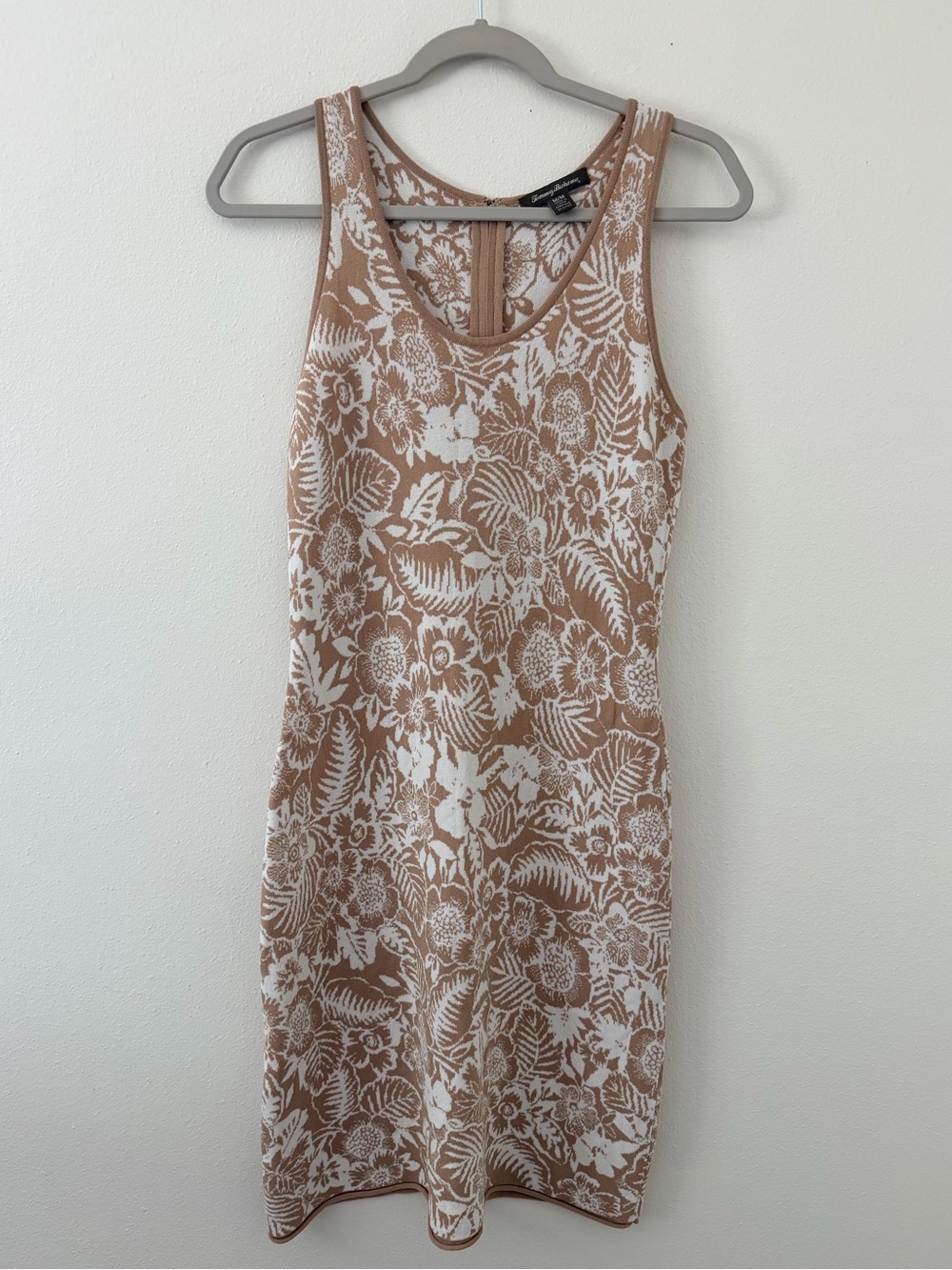 Tommy Bahama Del Lago Nautical Neutral Coastal Tropical Floral dress size medium - Picture 3 of 11